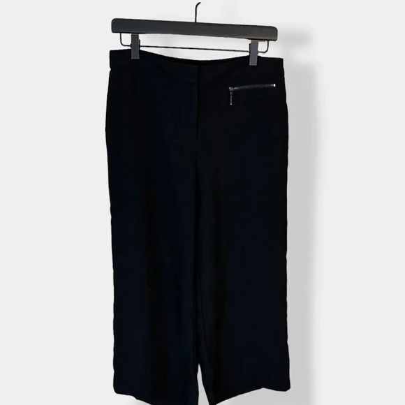 Vince Camuto Black‎ Culotte Trouser Pants 8P - Picture 1 of 4